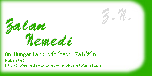 zalan nemedi business card